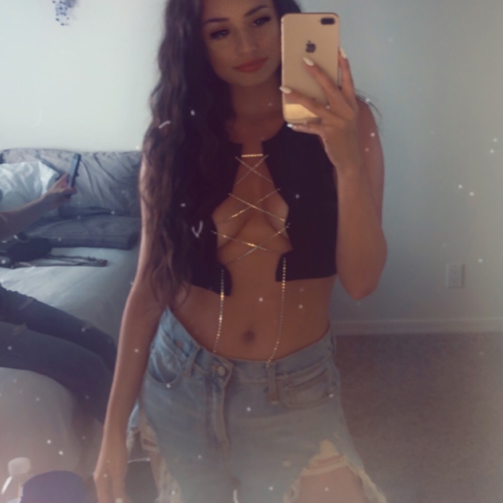 Princess Polly Lace Up Crop Top